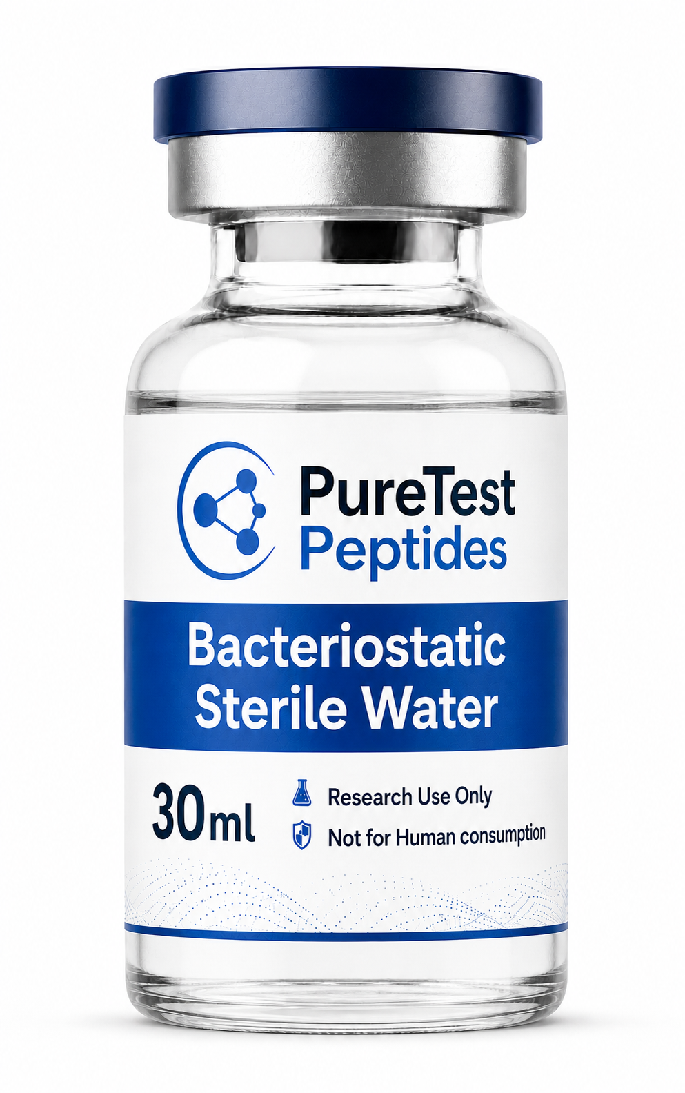 Bacteriostatic BAC Water 30ml – PureTest Peptides