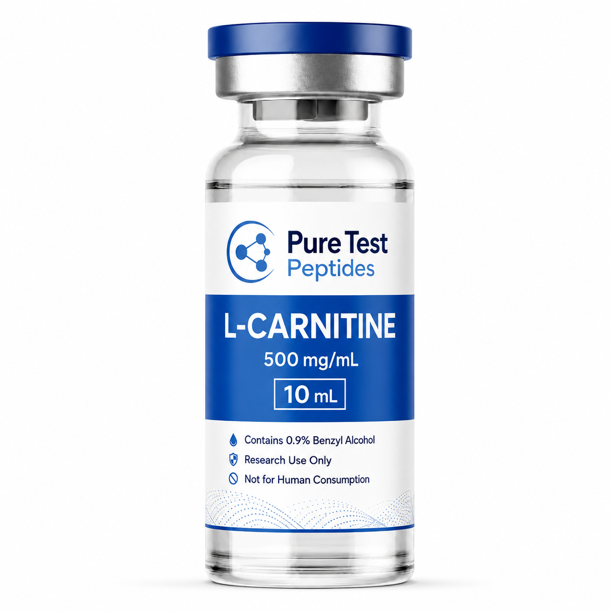 Pure Test Peptides L-Carnitine 500mg/mL, 10mL Research Compound